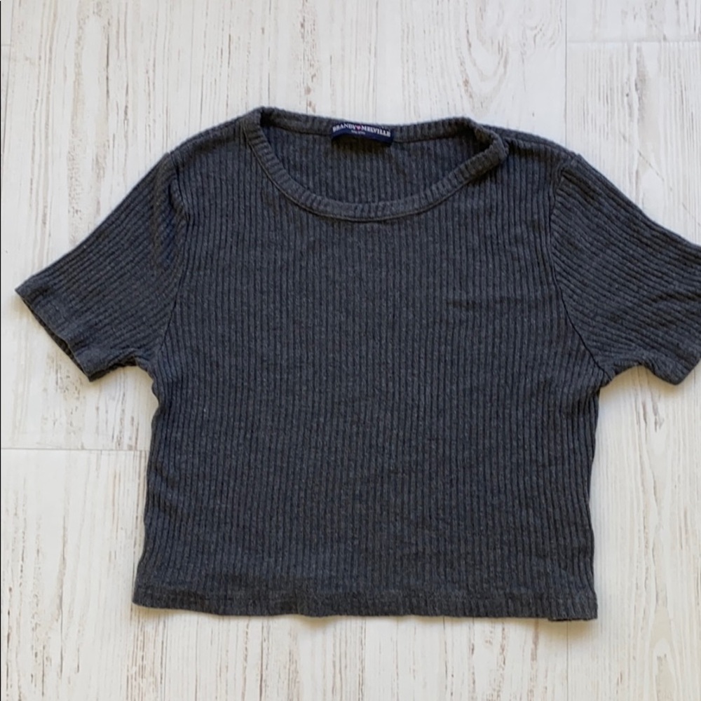 Brandy Melville gray top. OS